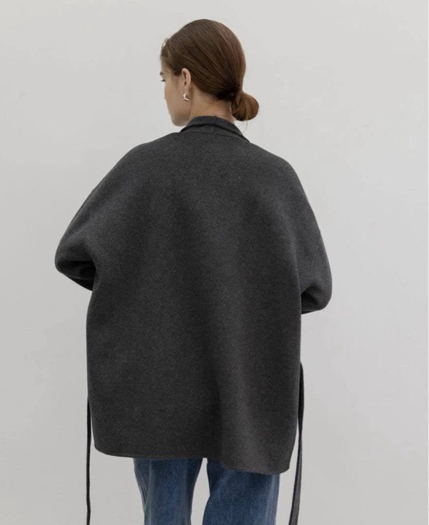 na.e 美品 Allure Coat Gray アリュール リバーコート