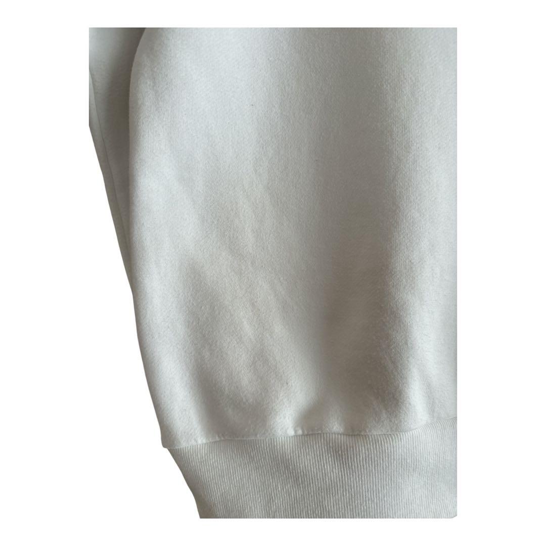 パーリーゲイツ レディース 裏起毛オーバーサイズ 白パーカーサイズ2 美品ゴルフ