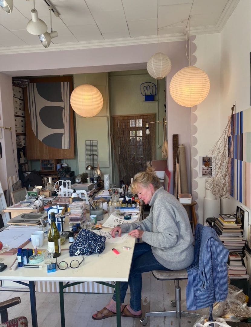 1.65万 デンマーク ライゼ・アブラハムセン ポスター 50x70cm