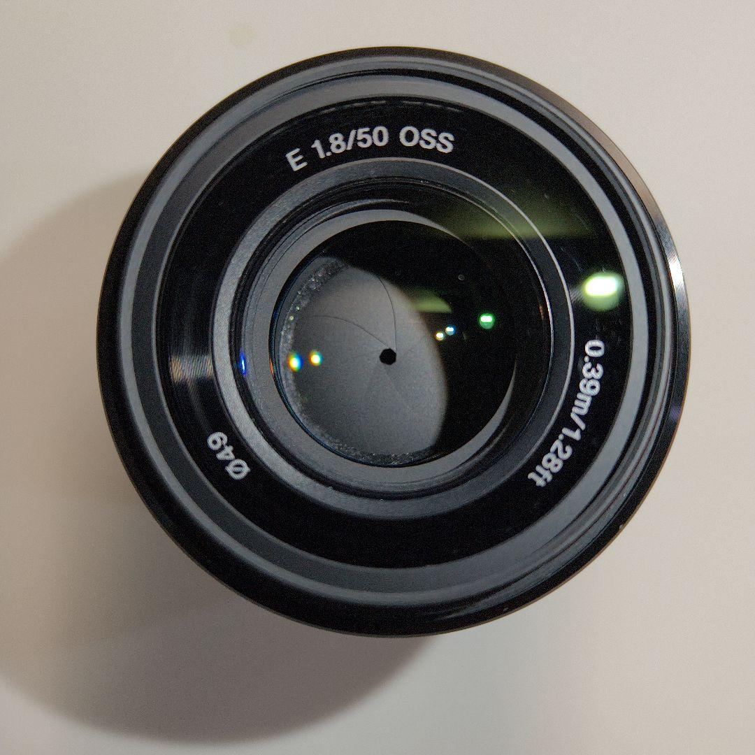 【美品】SONY E 50mm F1.8 OSS レンズ