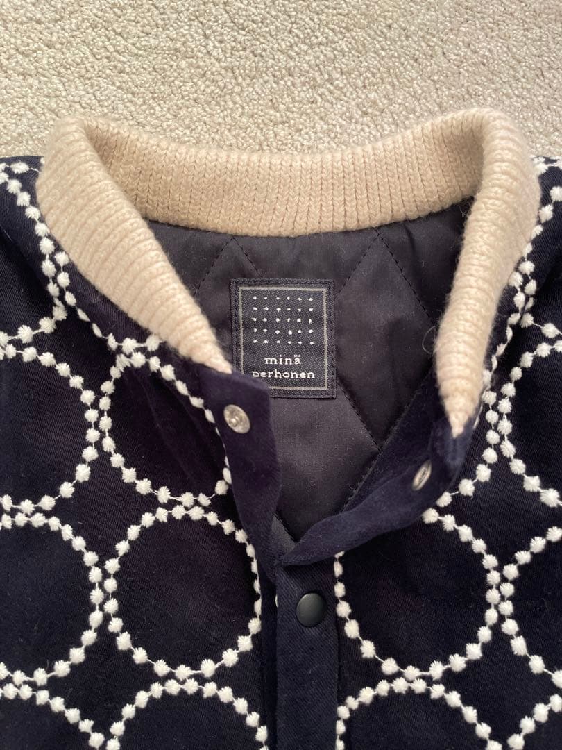 ミナペルホネン コート ジャケット120 misha＆puff caramel