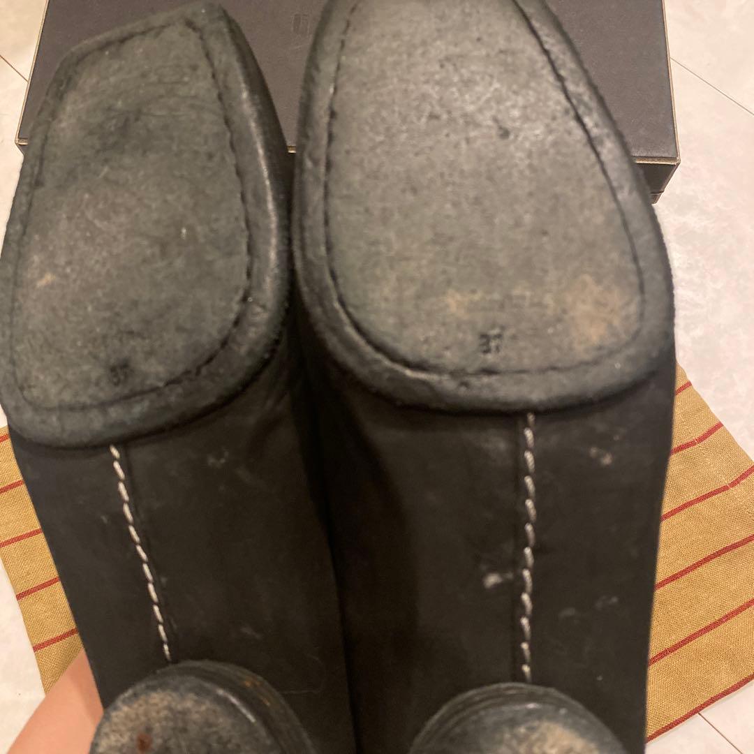 Umawang レザーフラットシューズ バレエシューズ23.5cm