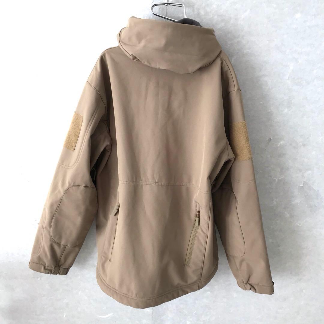 TAD GEAR ソフトシェルジャケット ミリタリー ベージュ S