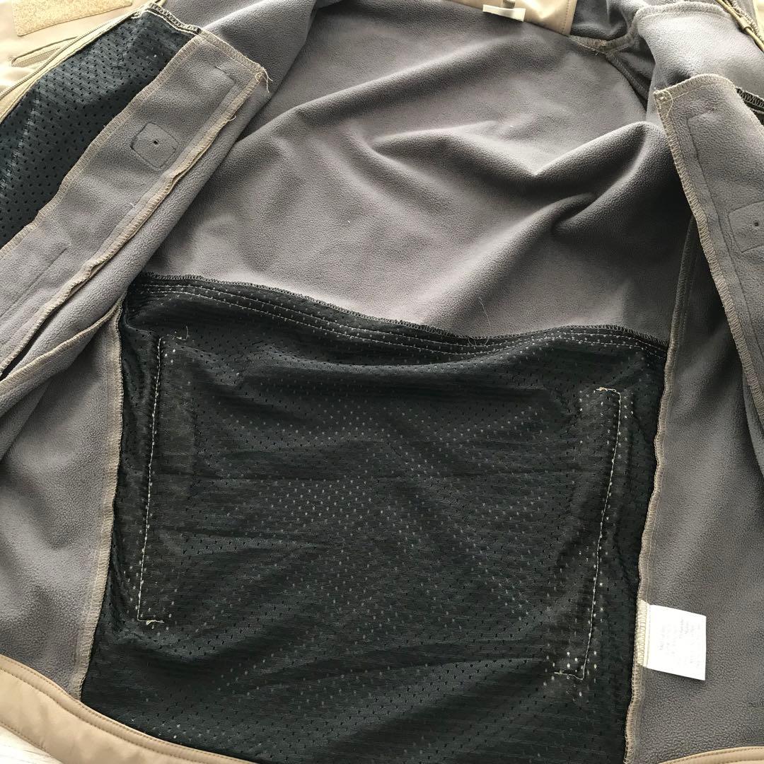 TAD GEAR ソフトシェルジャケット ミリタリー ベージュ S