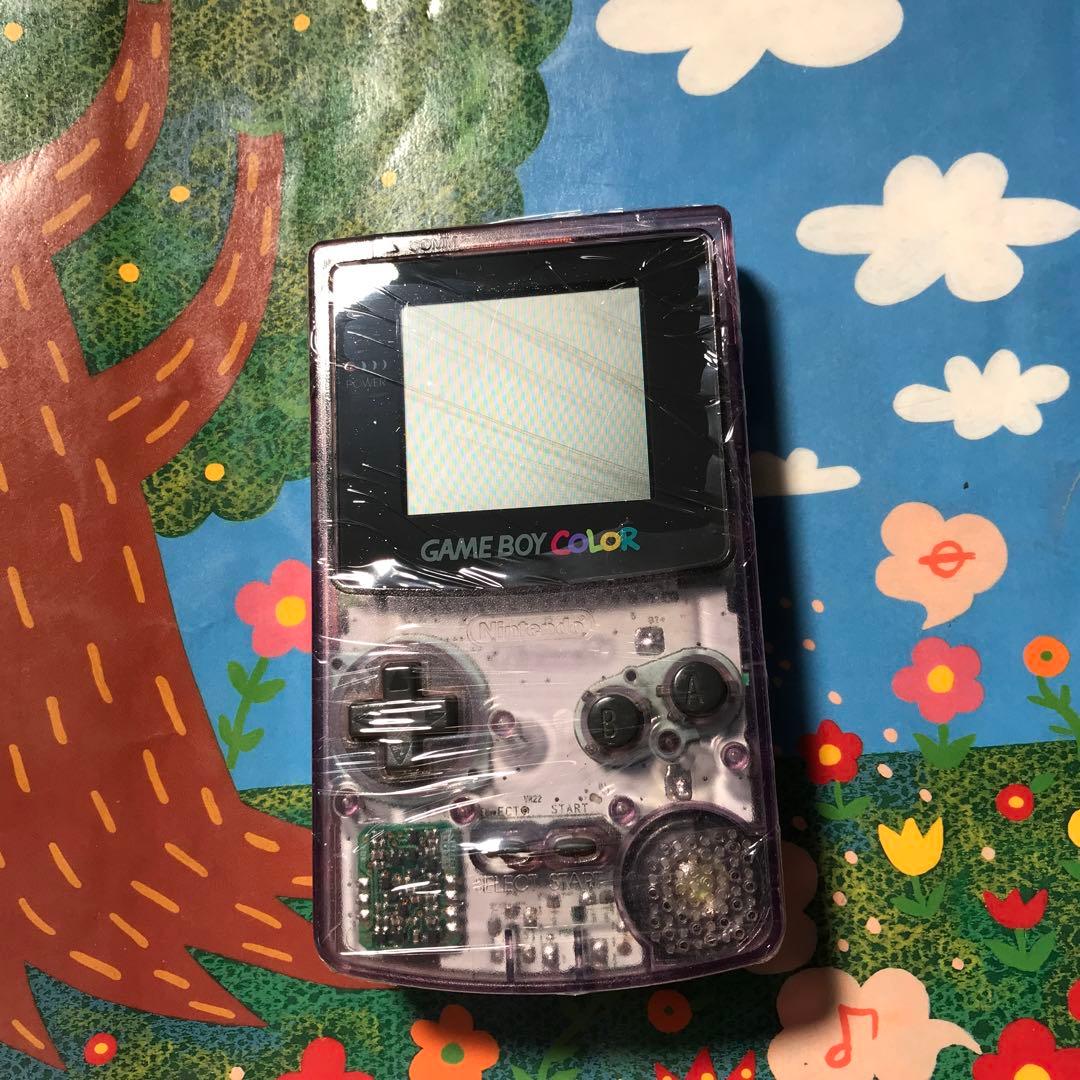 任天堂ゲームボーイクリアーパプル、美品、人気色