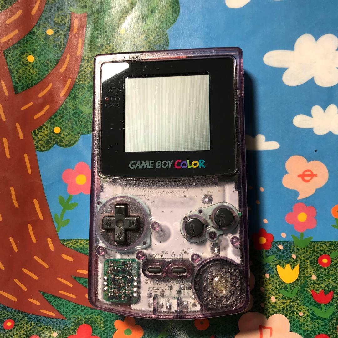任天堂ゲームボーイクリアーパプル、美品、人気色