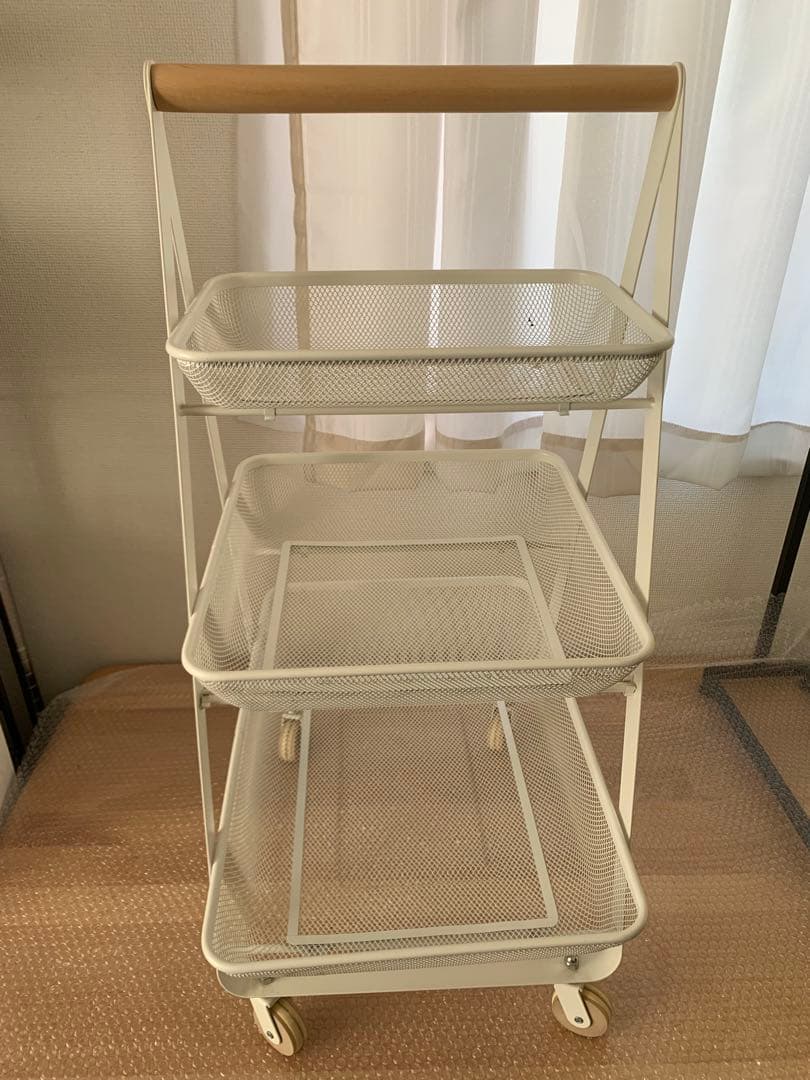 IKEA　イケア　RISATORP リーサトルプ ワゴン　ホワイト　白
