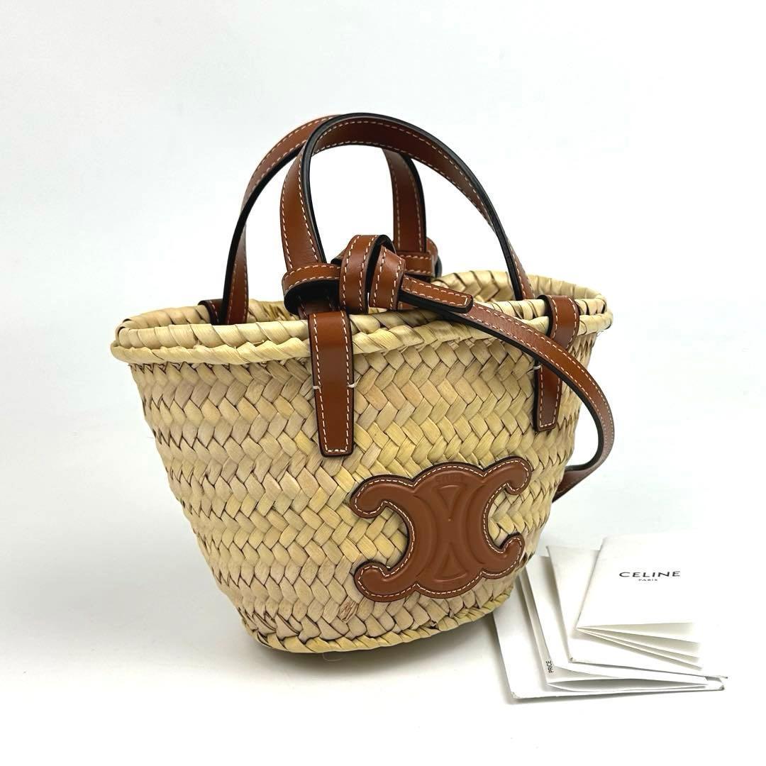 専用■セリーヌ クラシック パニエ ティーン 2way かごバッグ ミニ