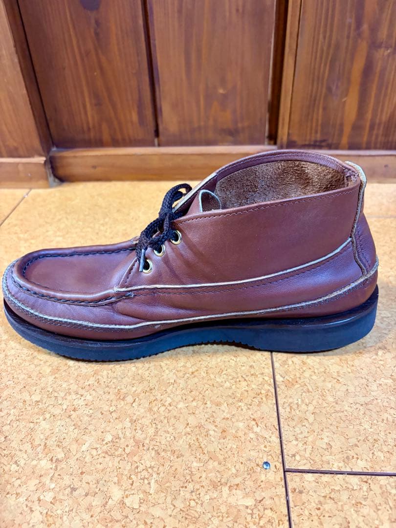 ラッセルモカシン　スポーティングクレーチャッカ　美品　US8.5 ダブルモカシン