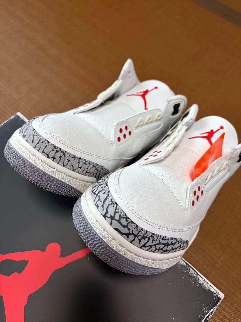 Nikeエアジョーダン3レトロ ホワイトセメント リイマジンド(28cm)