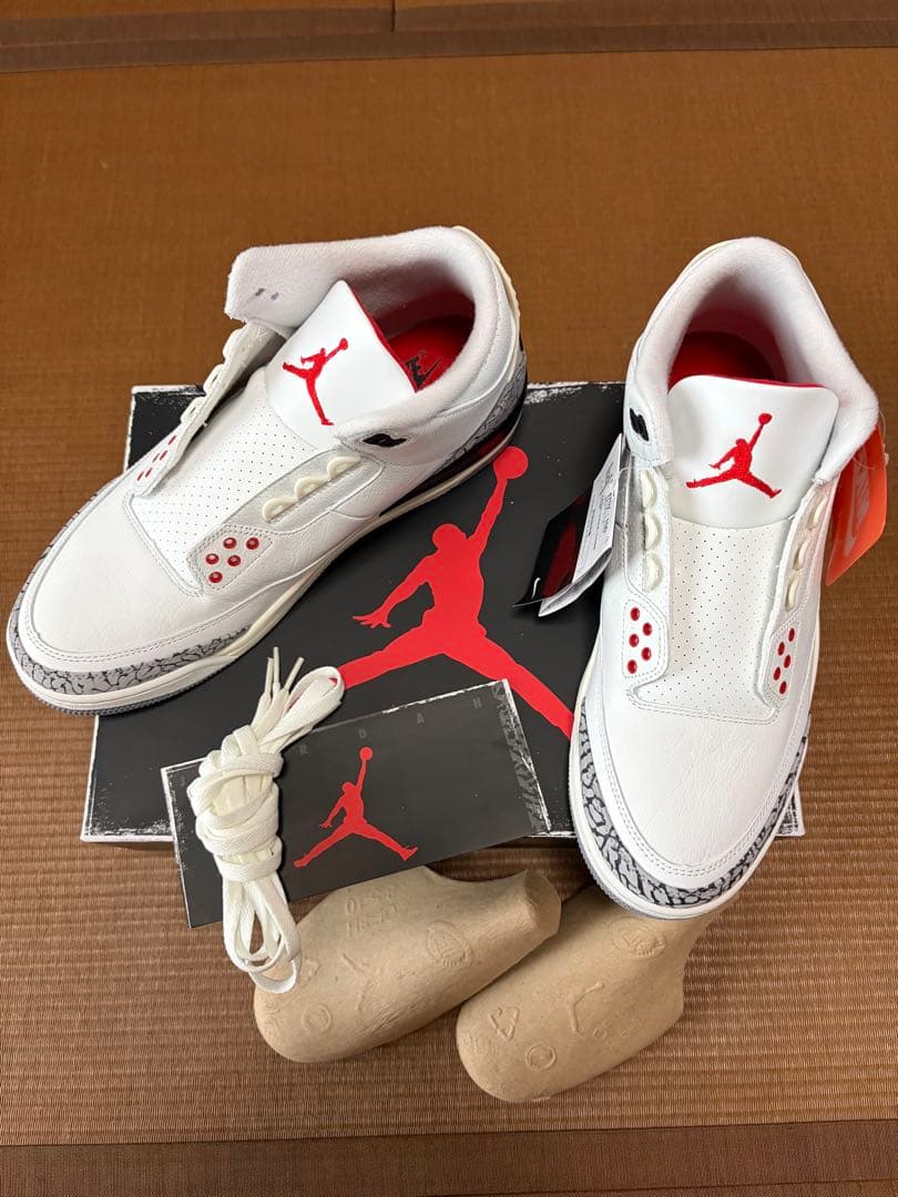 Nikeエアジョーダン3レトロ ホワイトセメント リイマジンド(28cm)