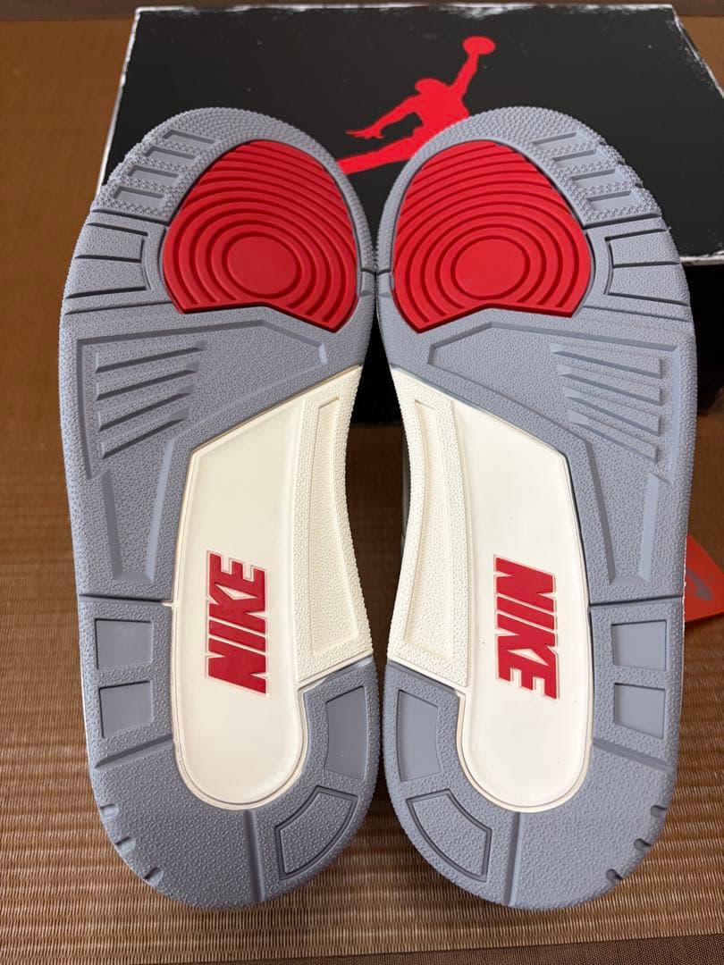Nikeエアジョーダン3レトロ ホワイトセメント リイマジンド(28cm)