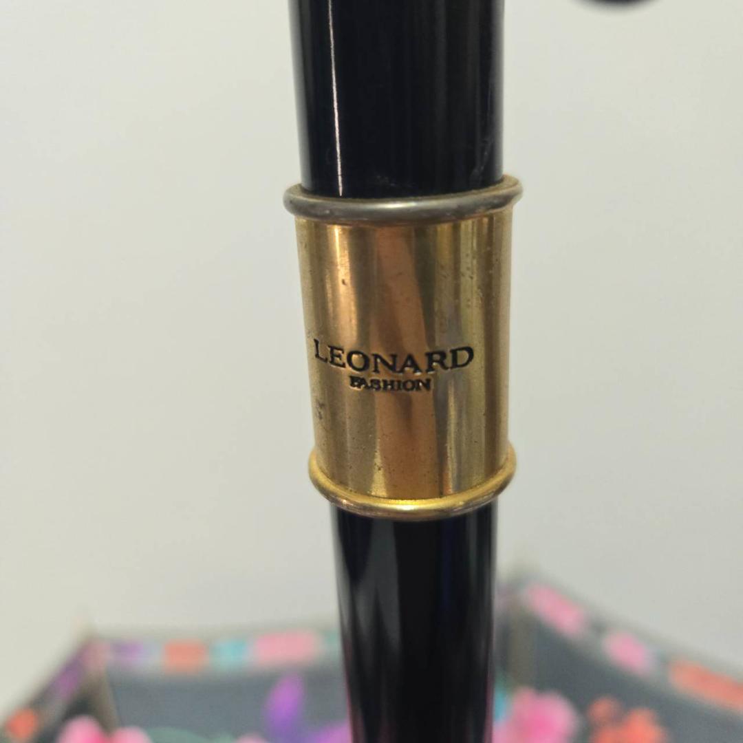 LEONARD レオナール 傘 花柄 大判108cm 晴雨兼用 レディース