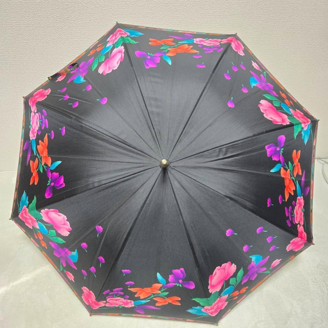 LEONARD レオナール 傘 花柄 大判108cm 晴雨兼用 レディース