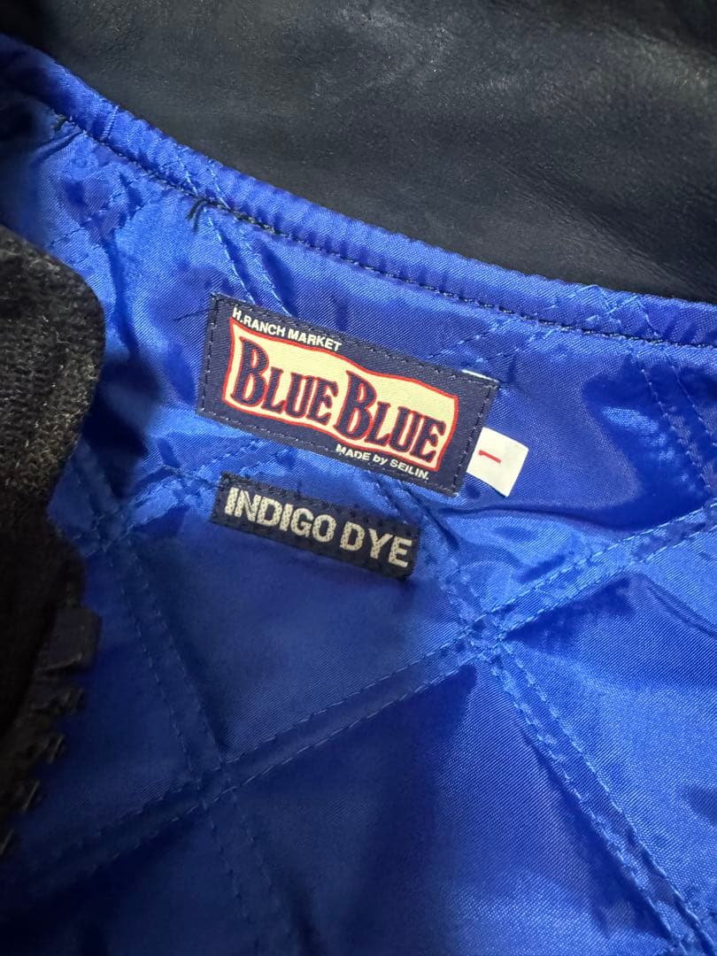 美品 BLUE BLUE インディゴスタジャン Sサイズ