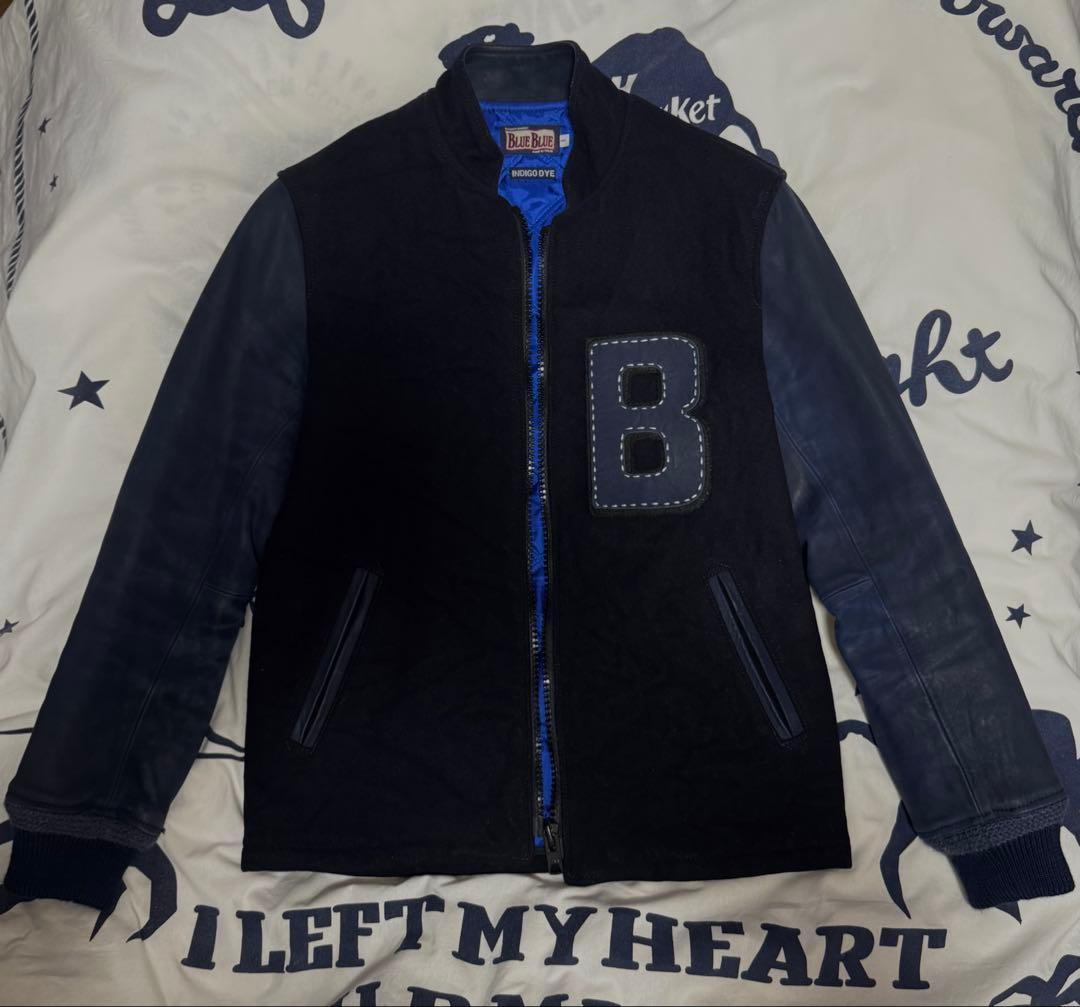 美品 BLUE BLUE インディゴスタジャン Sサイズ
