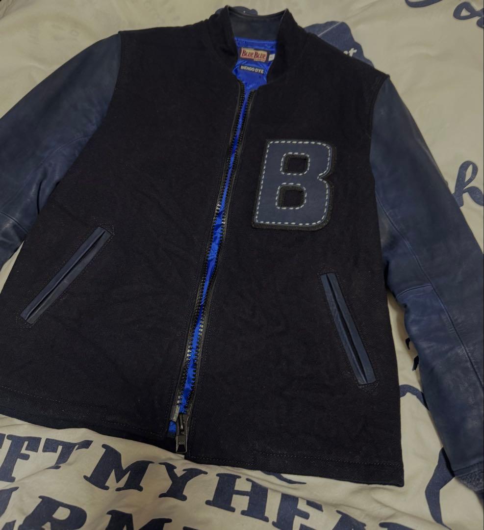 美品 BLUE BLUE インディゴスタジャン Sサイズ