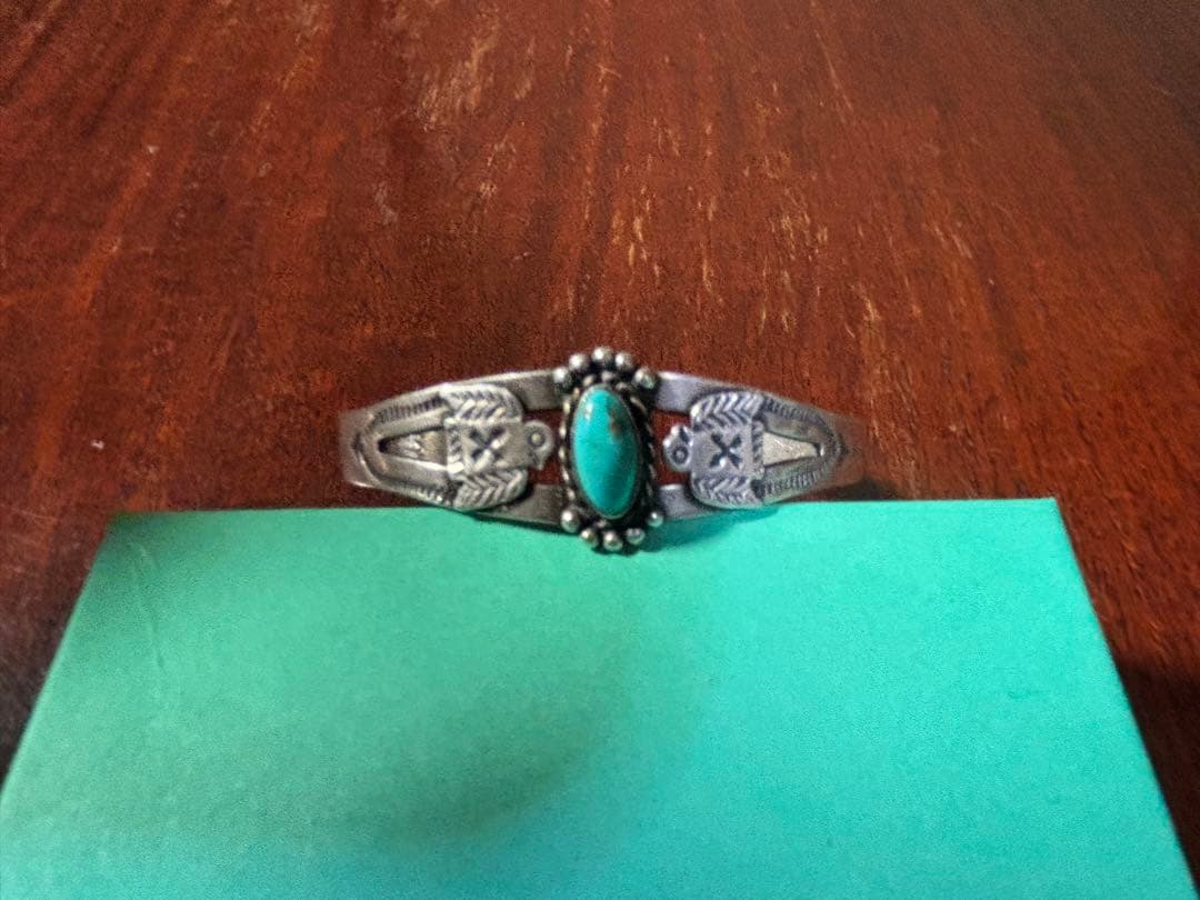 フレッドバービーシルバーバングル　navajo レディース