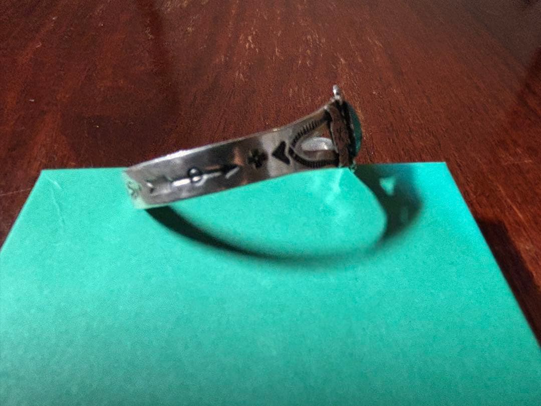 フレッドバービーシルバーバングル　navajo レディース