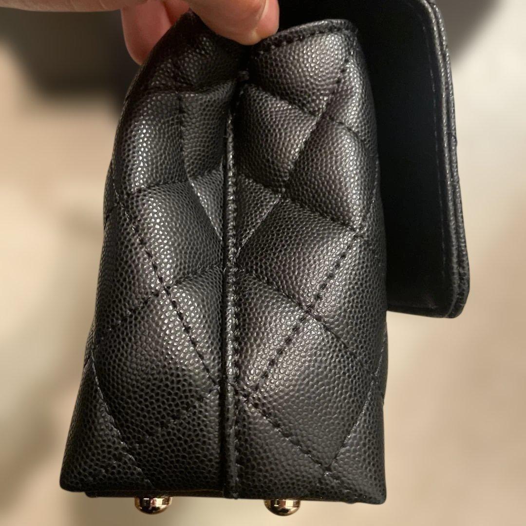 CHANEL ブラック ノベルティーキルティング ショルダーバッグ