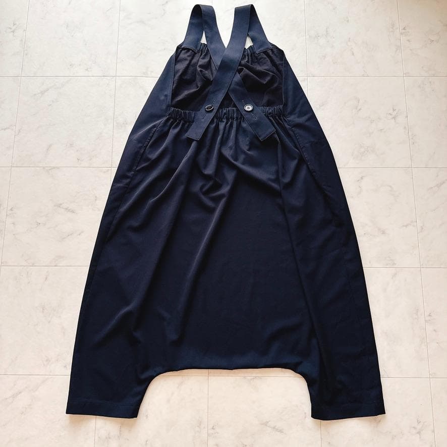 22SS　極美品　タオ　コムデギャルソン サルエルパンツ　ジャンプスーツ　濃紺M