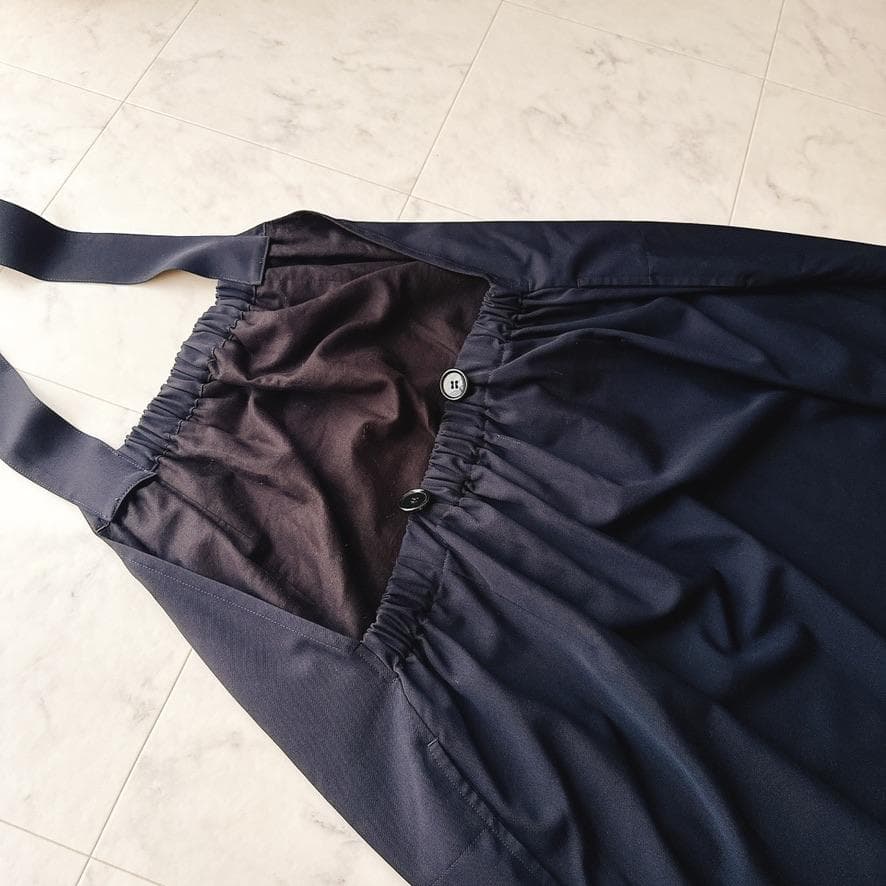 22SS　極美品　タオ　コムデギャルソン サルエルパンツ　ジャンプスーツ　濃紺M