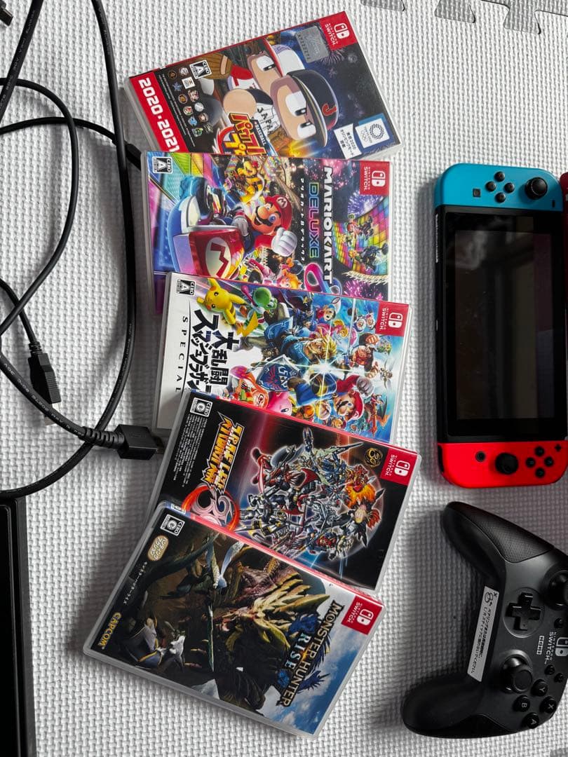 Nintendo Switch 本体 青/赤 + ゲーム5本