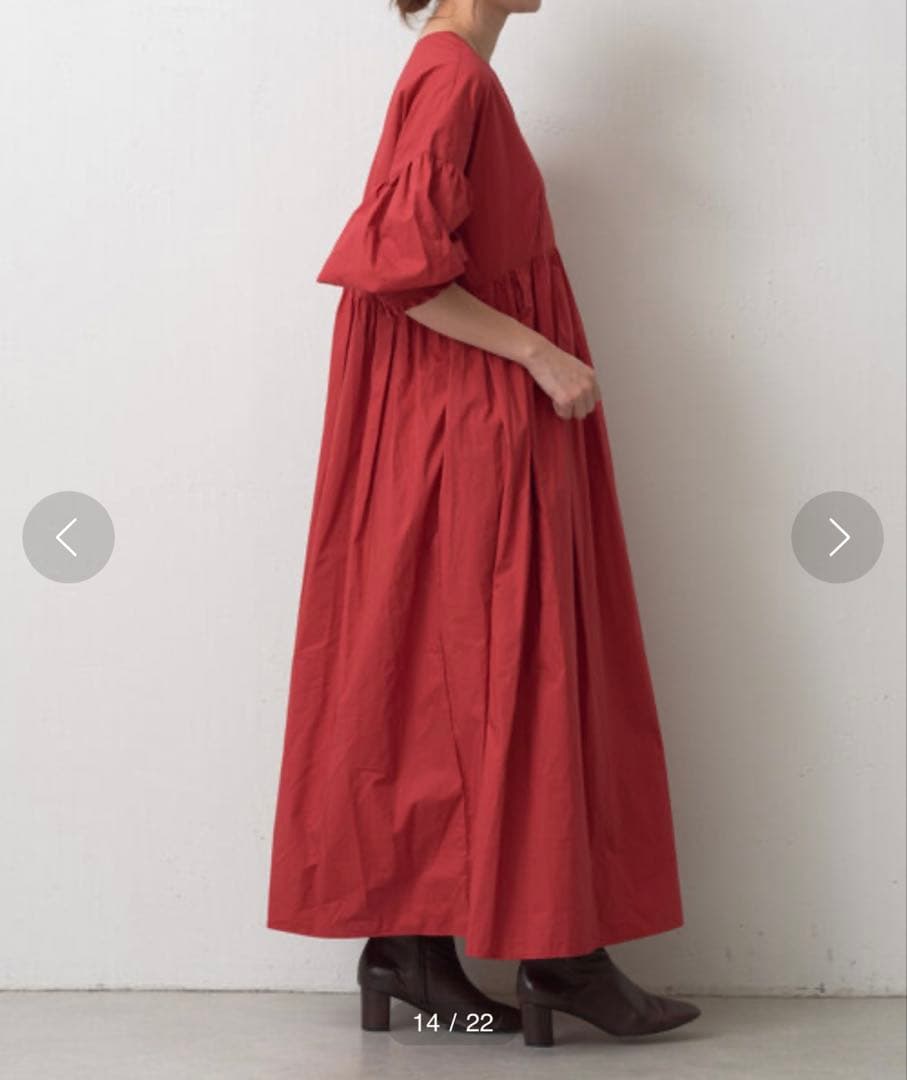 【着用数回】BEARDSLEY レッド　ワンピース