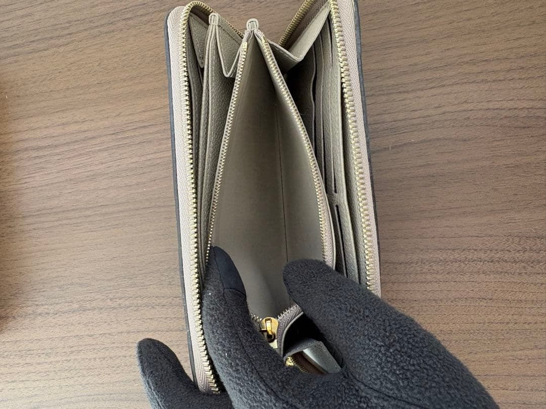 【美品】ルイヴィトン アンプラント ジッピーウォレット トゥルトレール