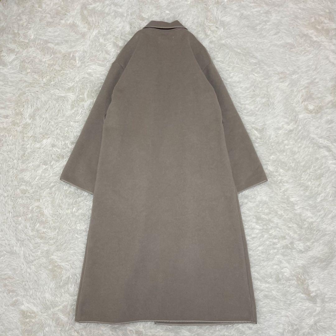 【極美品】FRAY I.D ウール混 ロング ガウンコート ベルト付き