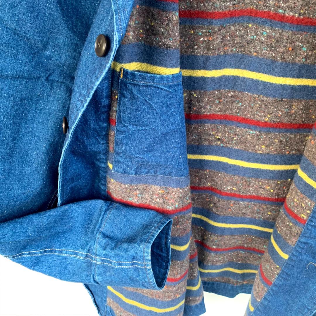 【新品・未使用】SUGAR CANE ネップデニム ワークジャケット - L