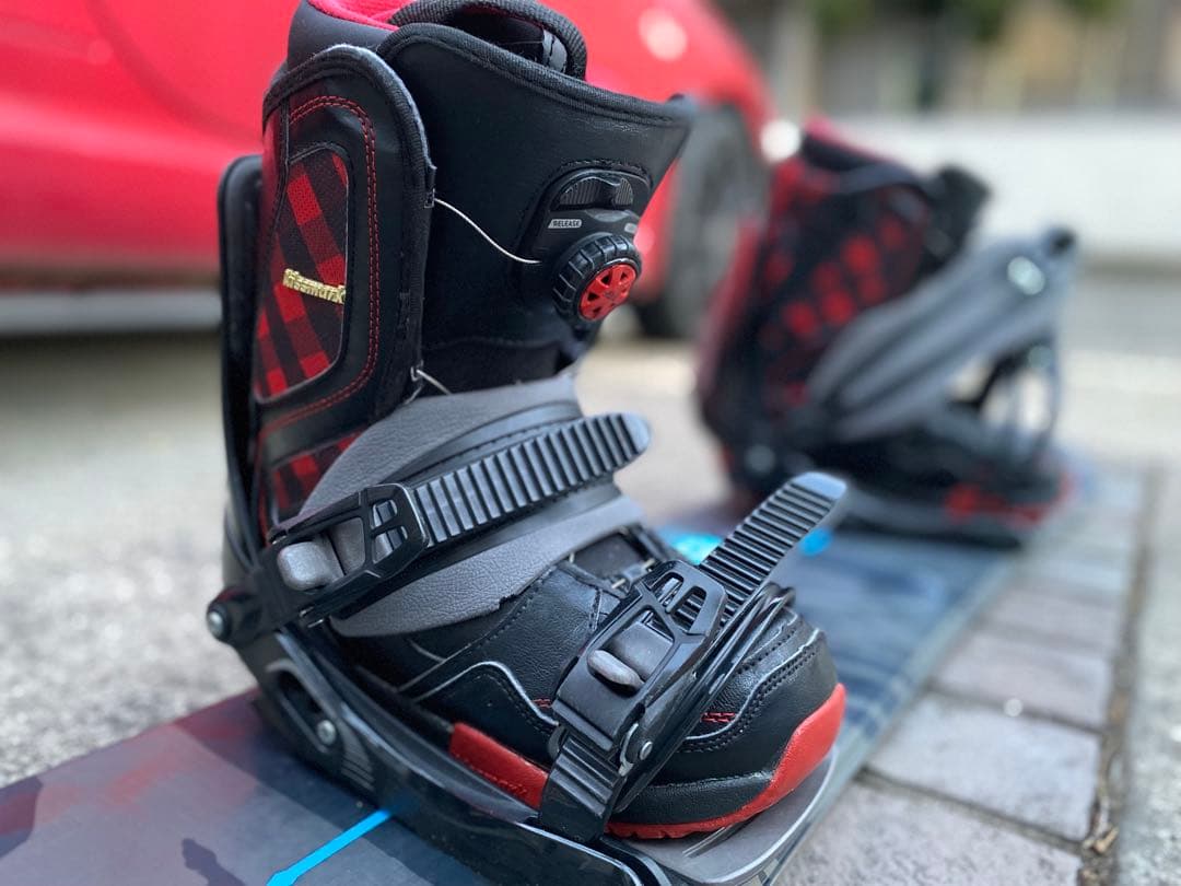 三笠☆ZUMA SLANTスノーボード キスマークダイヤルブーツ3点セット