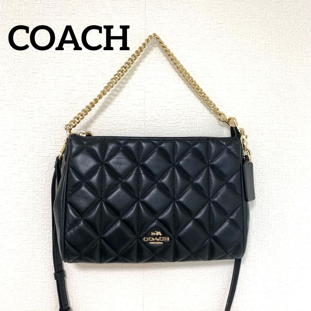 COACH ショルダーバッグ　キルティング　コーチ
