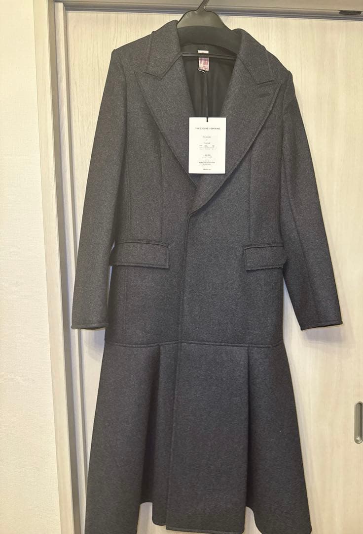 ジャケット・アウター FETICO BONDED WOOL TAILORED COAT