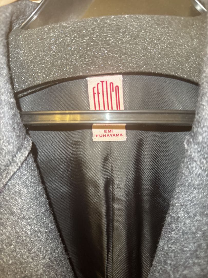 ジャケット・アウター FETICO BONDED WOOL TAILORED COAT