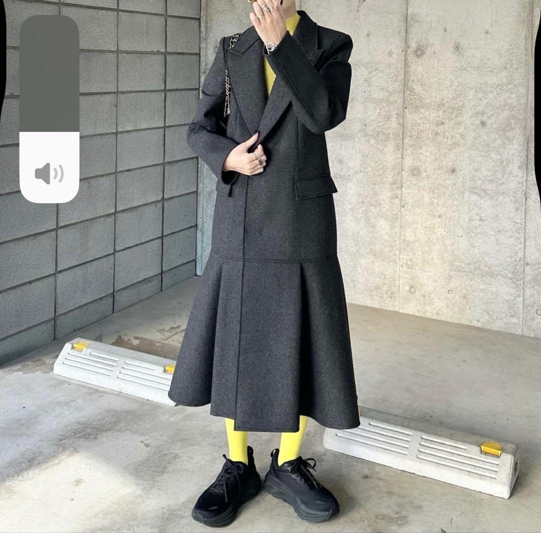 ジャケット・アウター FETICO BONDED WOOL TAILORED COAT