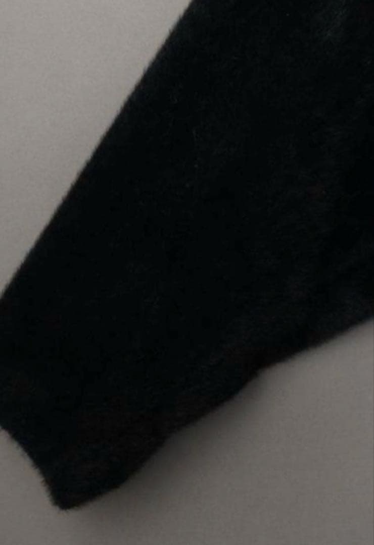 美品6(ROKU) フェイクファーコート　ブラック　ユナイテッドアローズ