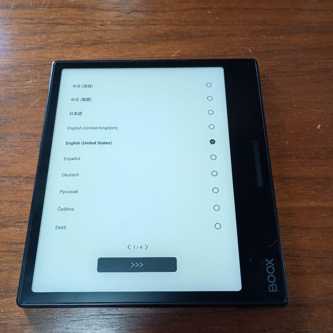 BOOX Page 電子書籍リーダー 本体 黒