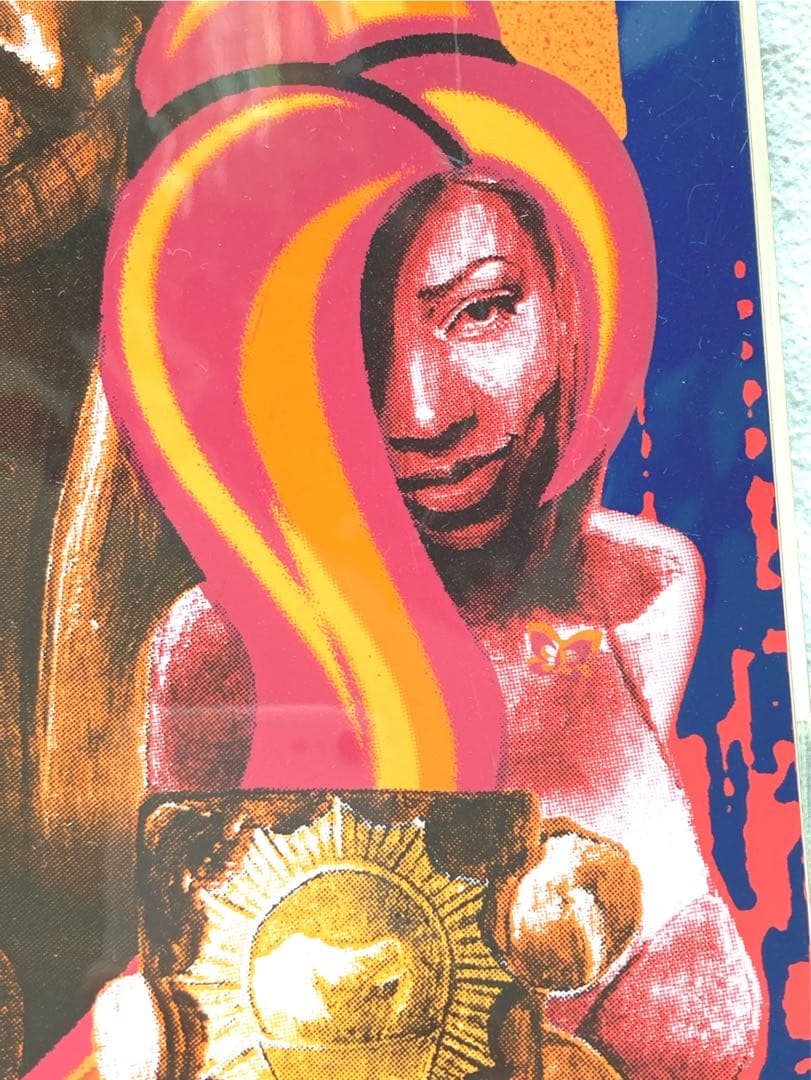 BURTON グラフィック　スノーボード　サイズ154センチ　オレンジ系