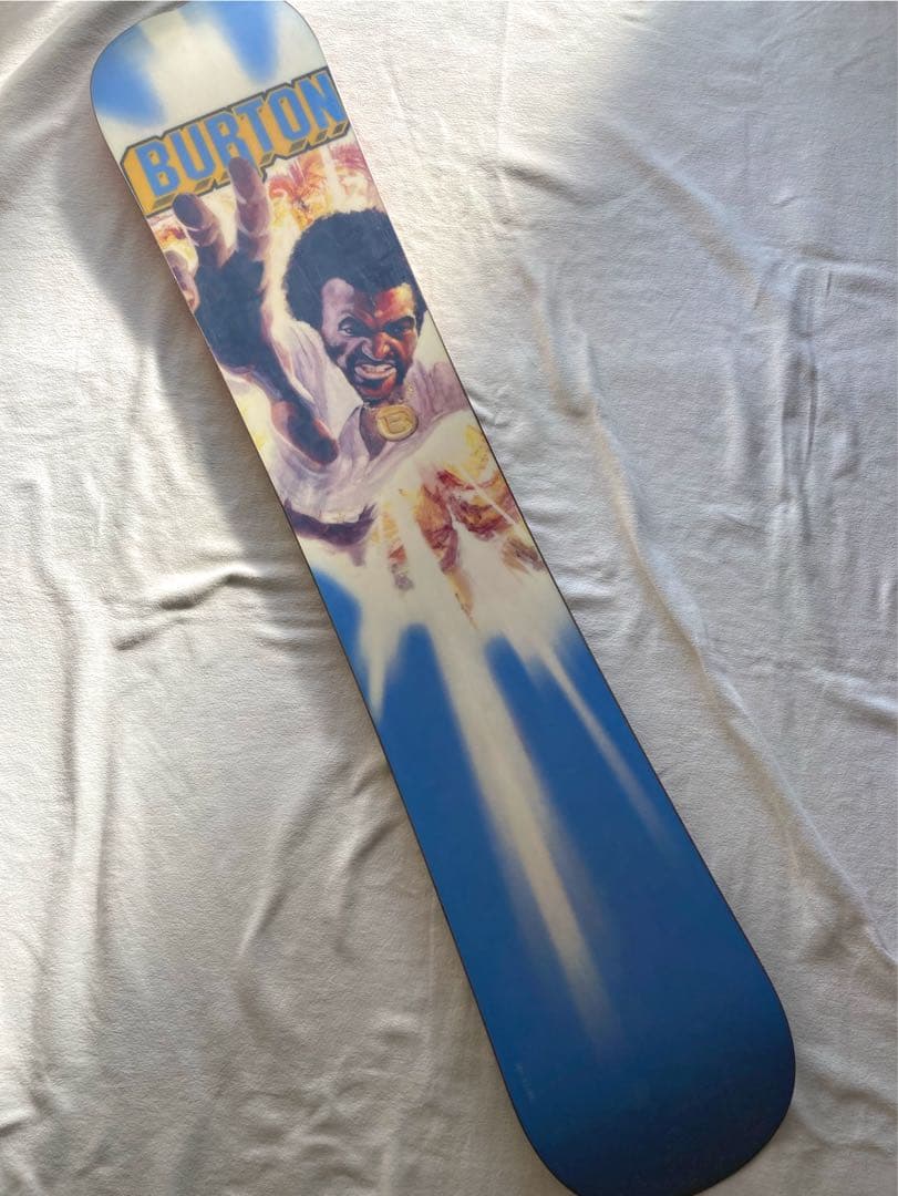 BURTON グラフィック　スノーボード　サイズ154センチ　オレンジ系
