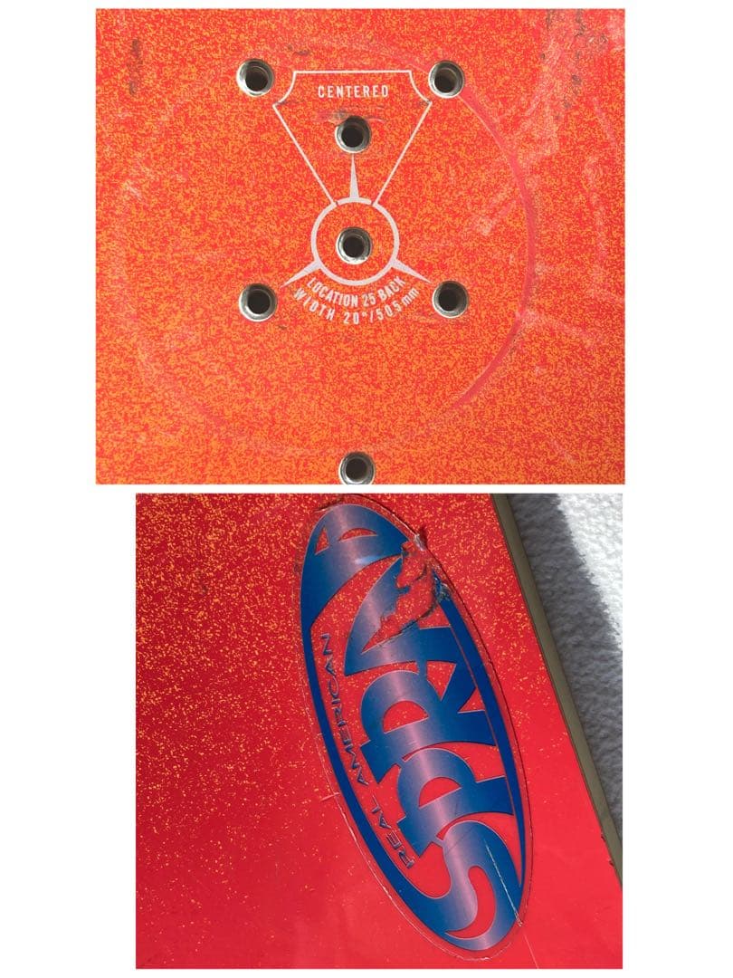 BURTON グラフィック　スノーボード　サイズ154センチ　オレンジ系