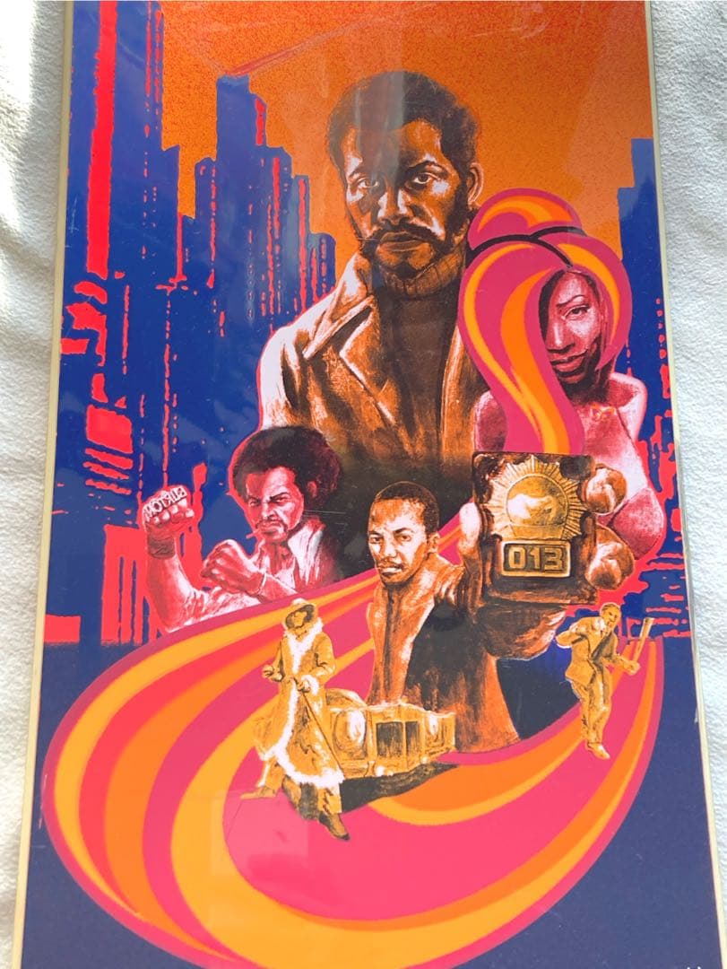 BURTON グラフィック　スノーボード　サイズ154センチ　オレンジ系