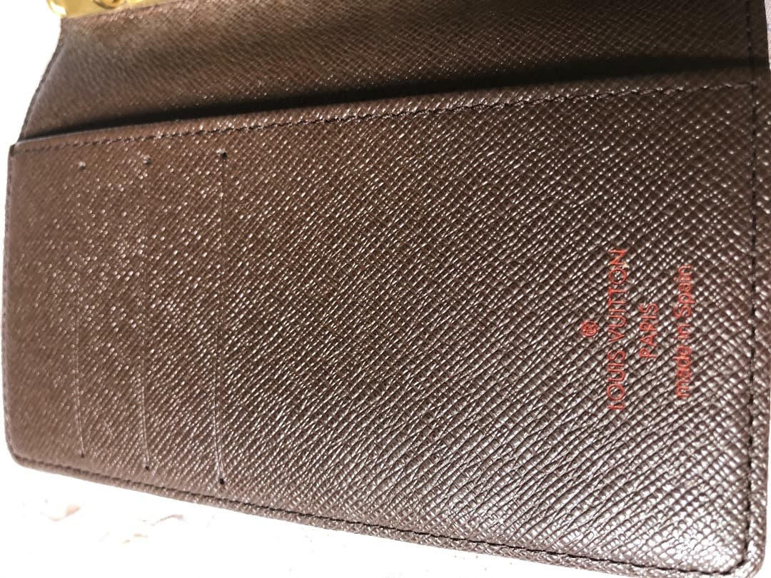 最後値下！美品！ルイヴィトン　ダミエ手帖カバー