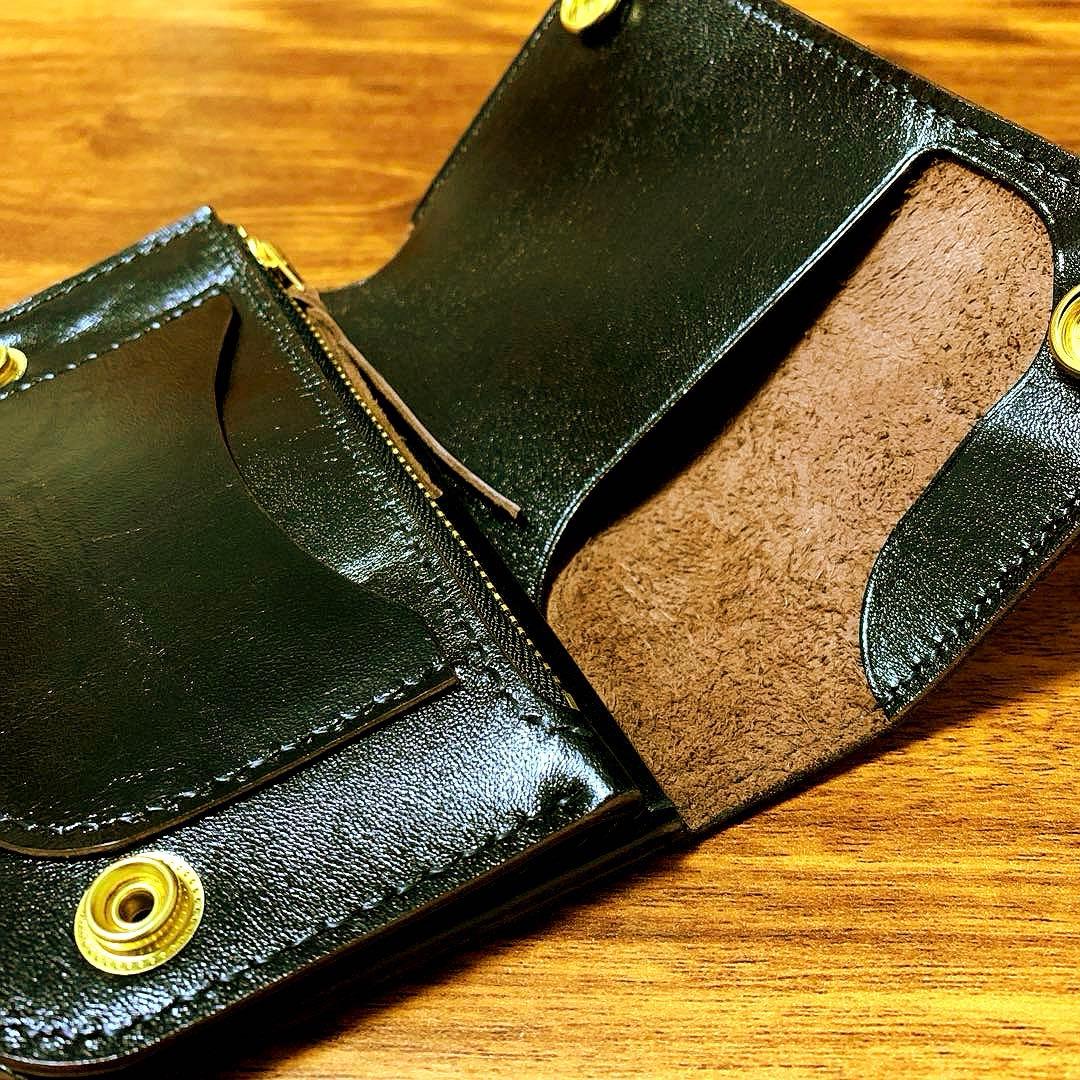 トラッカーウォレット　CA008 ドデカ真鍮シャックルver チェーンセット