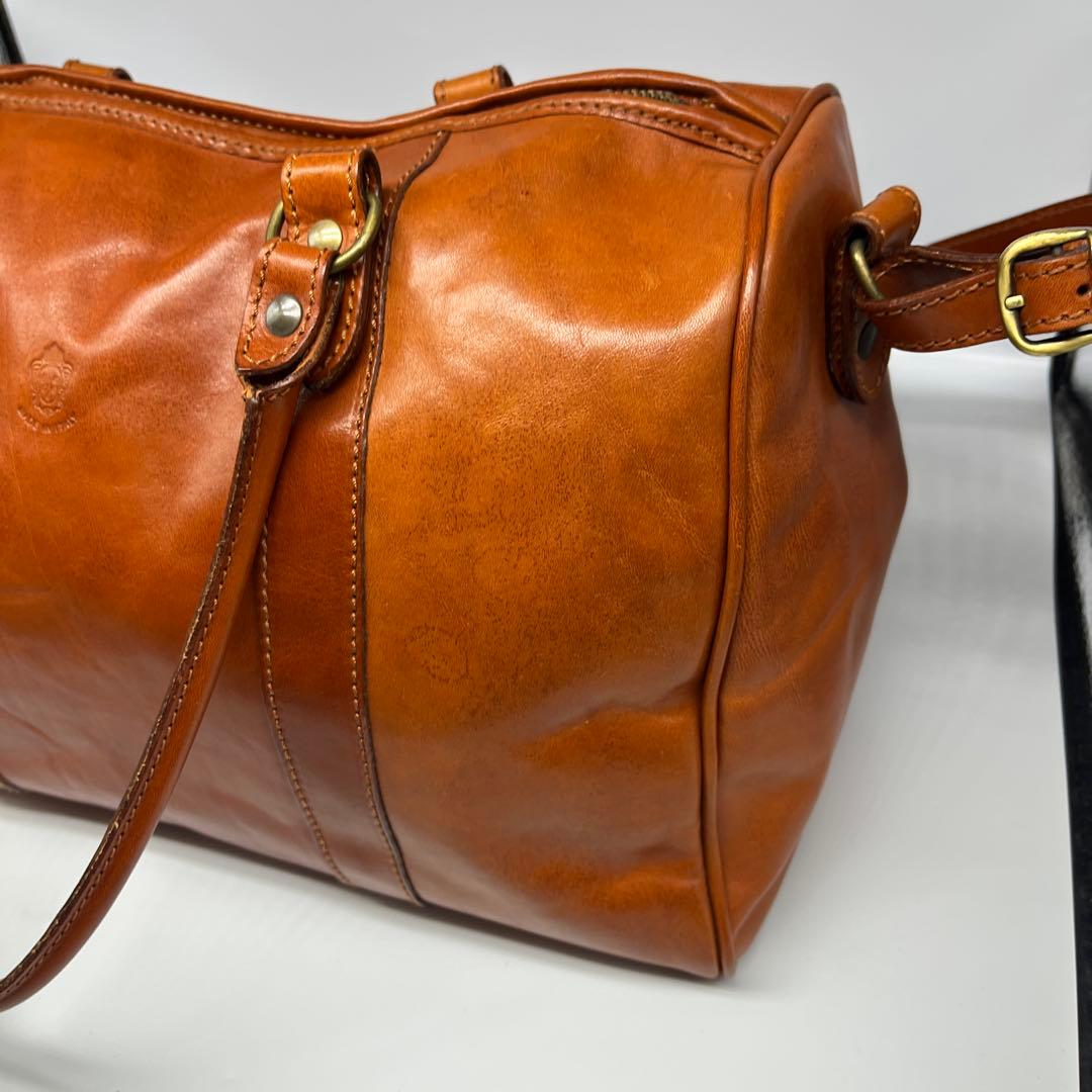 美品 I MEDICI イ メディチ イタリアンレザー ボストンバック トラベル