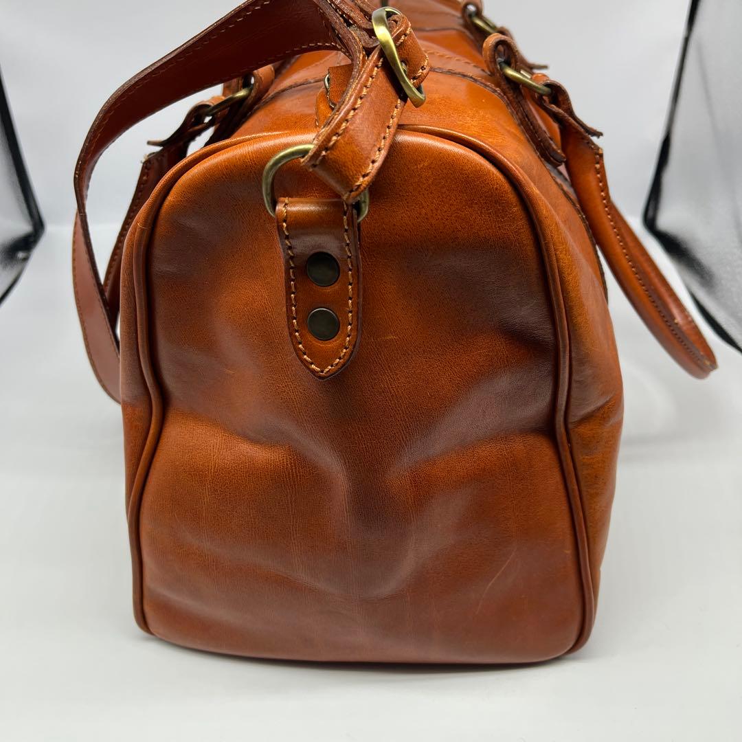 美品 I MEDICI イ メディチ イタリアンレザー ボストンバック トラベル