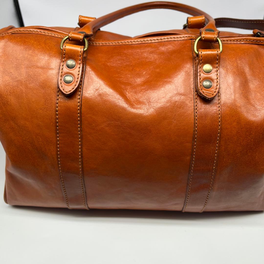 美品 I MEDICI イ メディチ イタリアンレザー ボストンバック トラベル