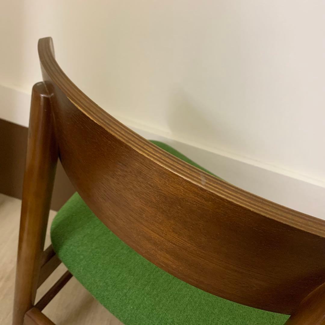 カリモク60+ Tチェア モケットグリーン karimoku