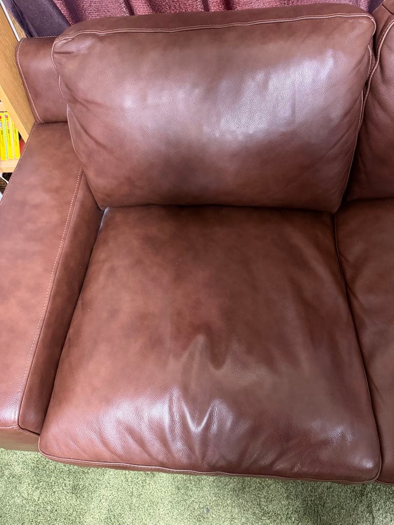 【定価23万円】IDEE 無印良品 レザーソファ 本革