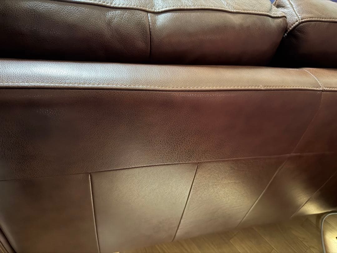 【定価23万円】IDEE 無印良品 レザーソファ 本革